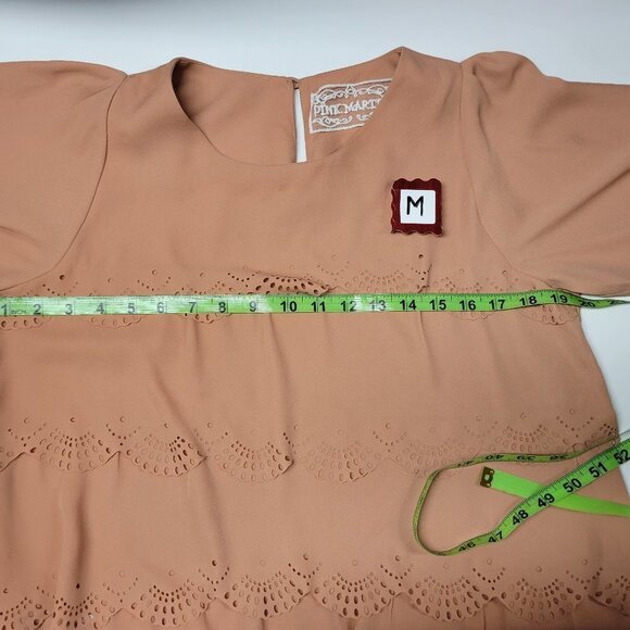 TAN Brown Caramel Blouse Top,various Sizes M, L- NEW - Picture 5 of 16